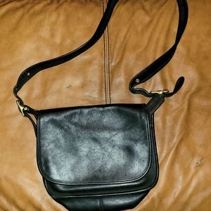 Coach black shoulder bag